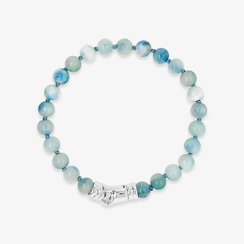 Light Sky Blue Jade Bracelet