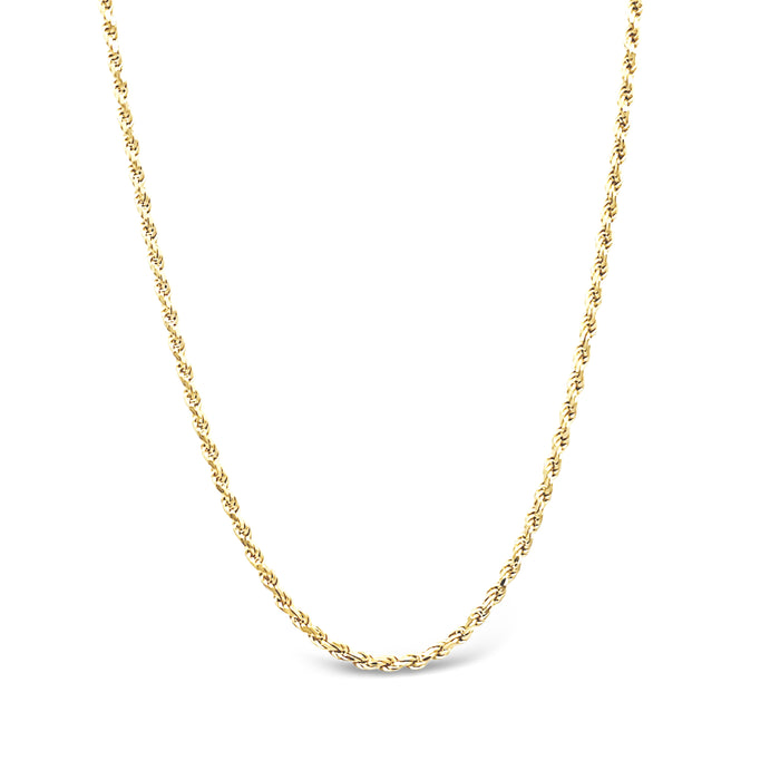 Collier à chaîne en corde