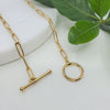 Paperclip Toggle Necklace