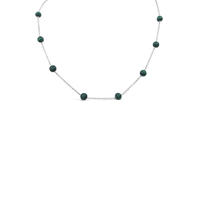 Malachite Orbit Necklace