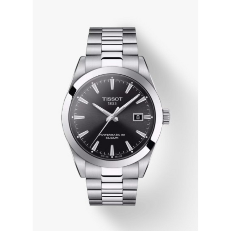 Tissot Gentleman Powermatic 80 Silicium-40mm-Automatique-Noir