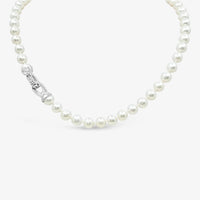 Freshwater Pearls Necklace with Silver Clasp