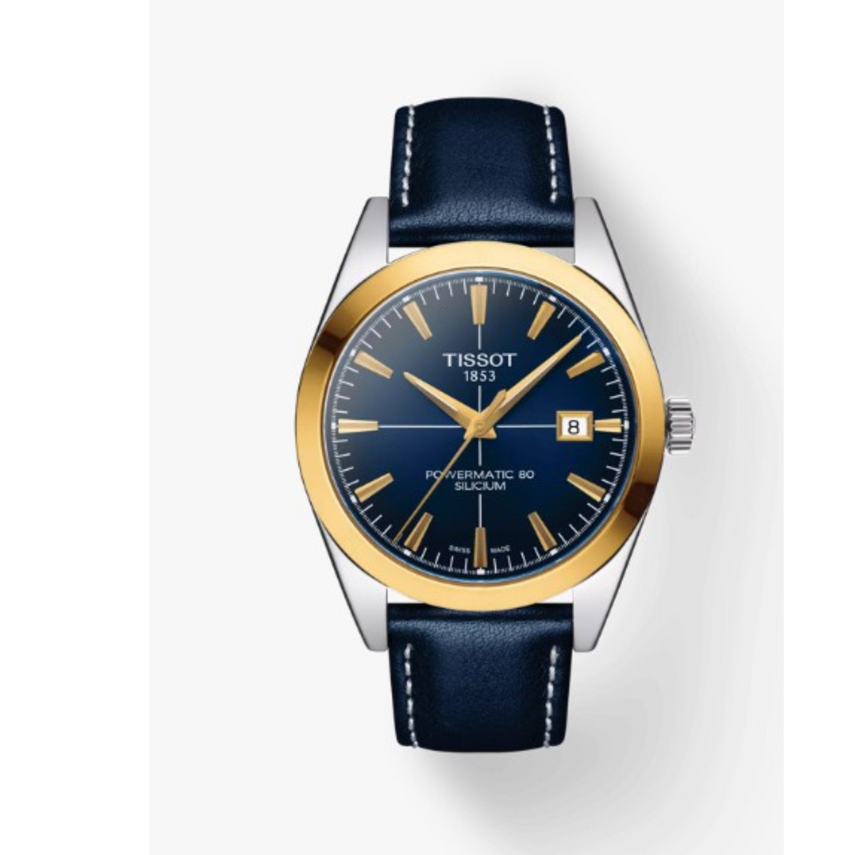Tissot Gentleman Powermatic 80 Silicium Solid 18K Gold Bezel