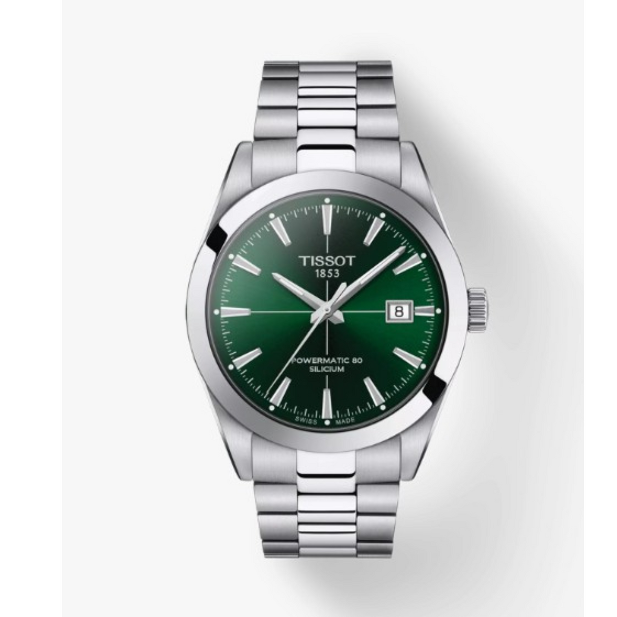 Tissot Gentleman Powermatic 80 Silicium-40mm-Automatique-Vert