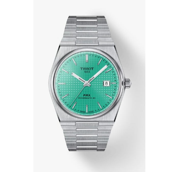 Tissot PRX Powermatic 80 40mm-Automatic- Light green