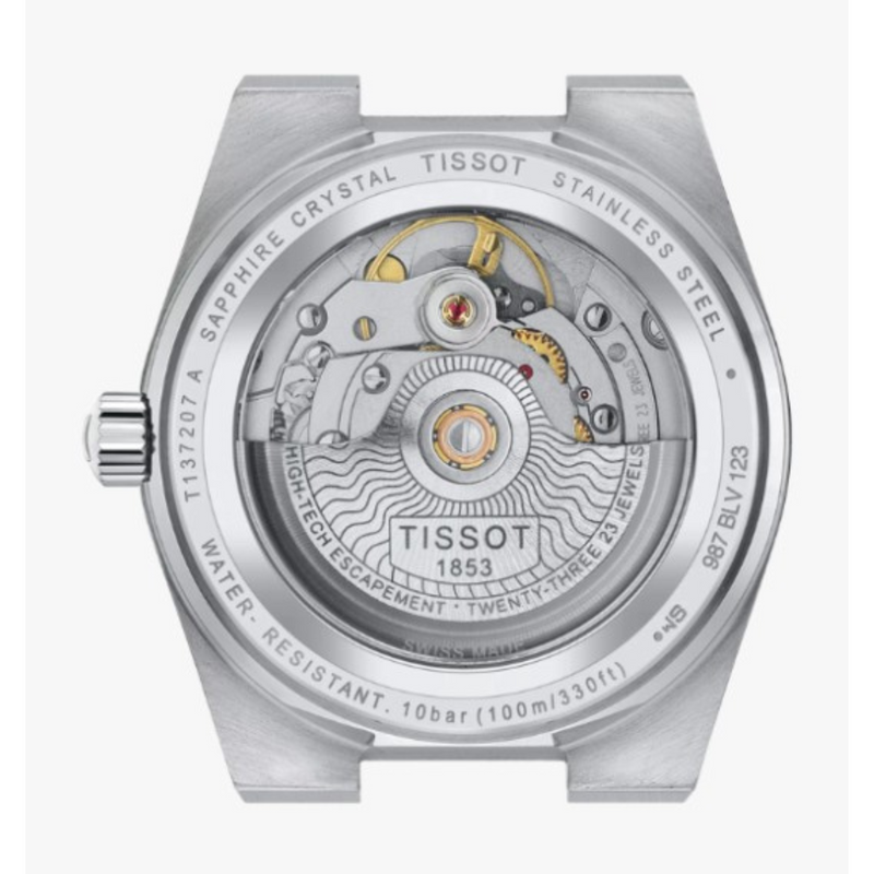 Tissot Gentleman Powermatic 80 Silicium-40mm-Automatique-
Bleu glacier