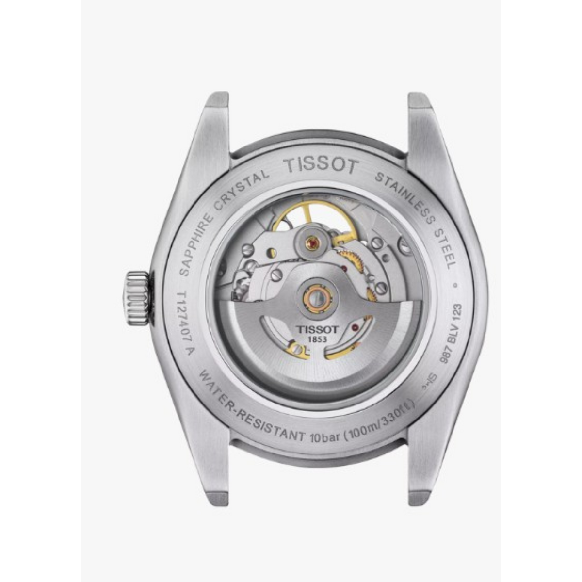 Tissot Gentleman Powermatic 80 Open Heart-40mm-Automatique-Argent