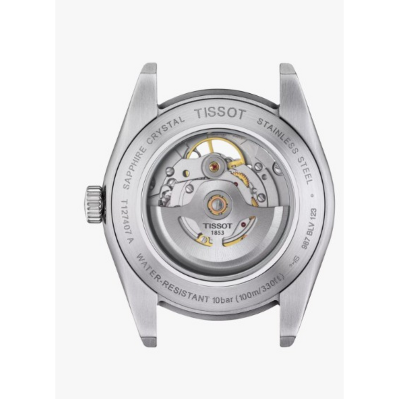 Tissot Gentleman Powermatic 80 Open Heart-40mm-Automatique-Argent