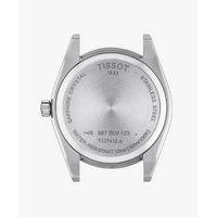 Tissot Gentleman-40mm-Quartz-Argent-Cuir Brun
