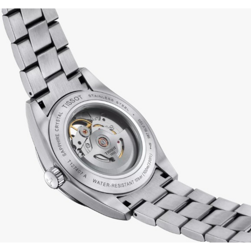 Tissot Gentleman Powermatic 80 Open Heart-40mm-Automatique-Argent