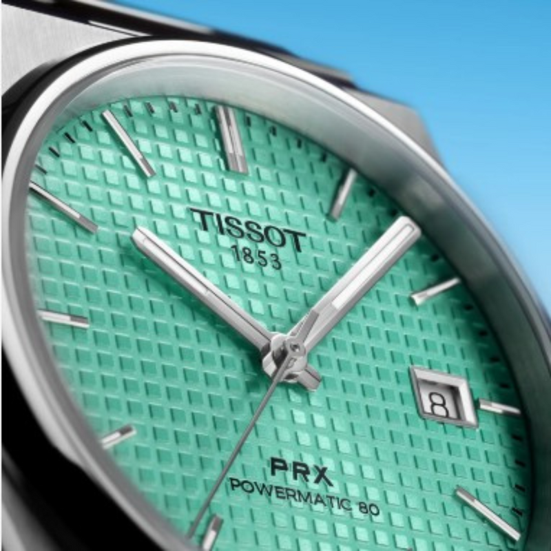 Tissot PRX Powermatic 80 40mm-Automatic- Light green
