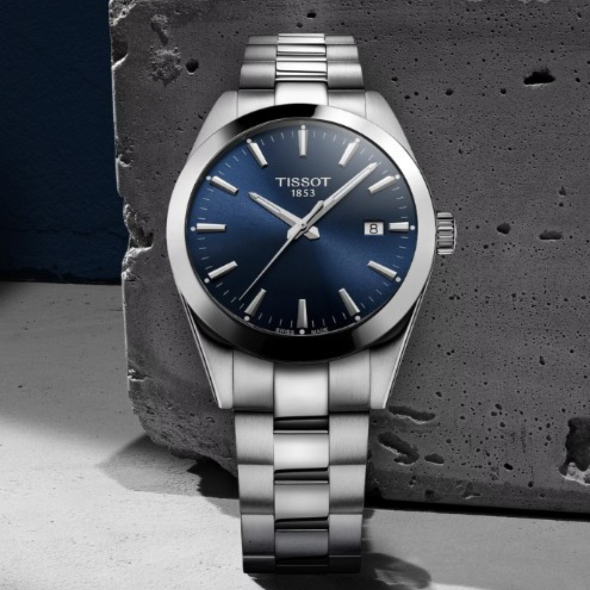 Tissot Gentleman-40mm-Quartz-Bleu