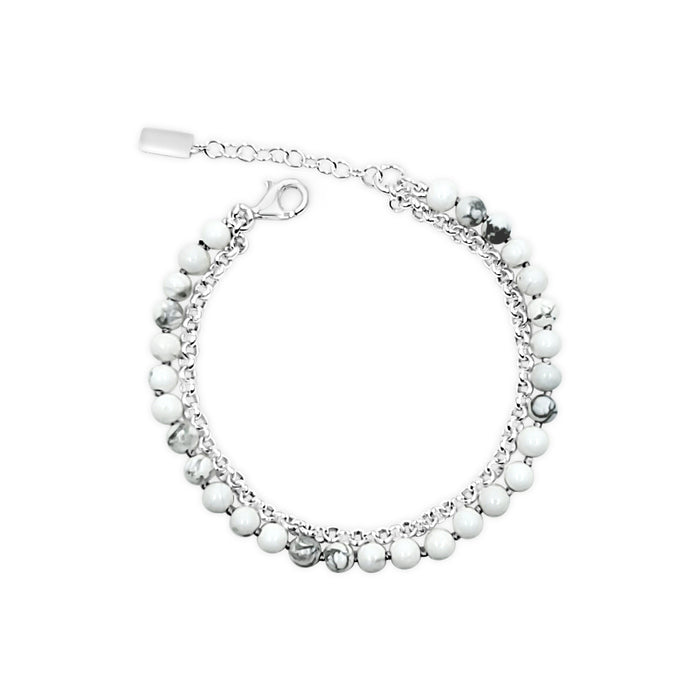 Chain with Howlite Bracelet