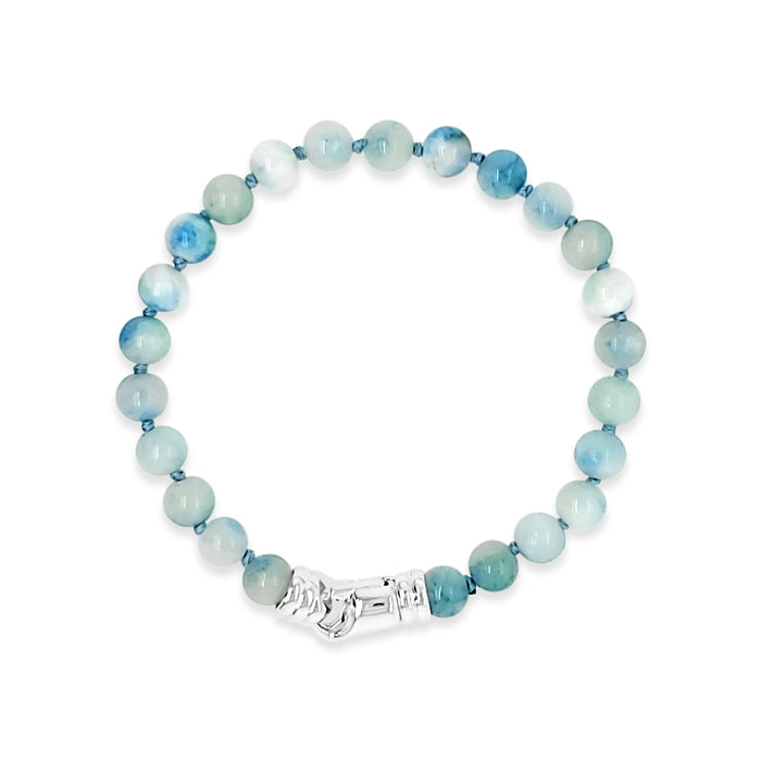 Light Sky Blue Jade Bracelet