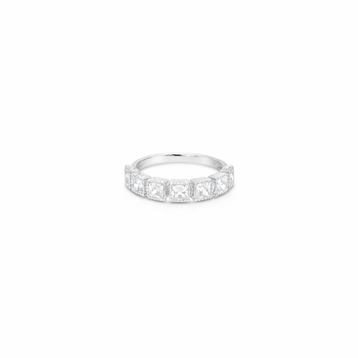 Square Princess CZ Ring