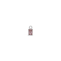 Single Earring Stone Charm-Pink