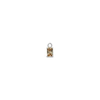 Single Earring Stone Charm-Champagne