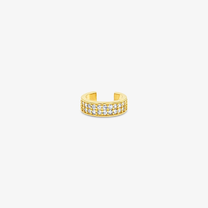 Single Two Row CZ Cuff