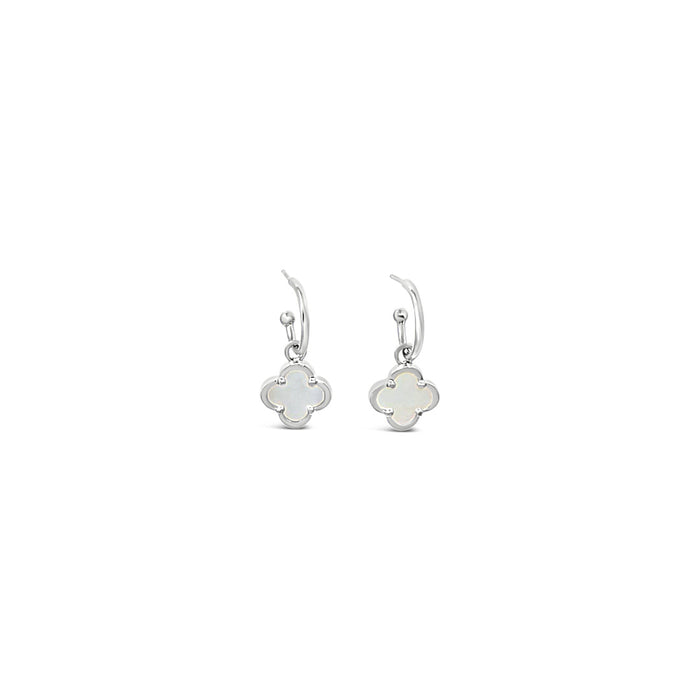 Clover Hoop Set 10mm - Mother of Pearl