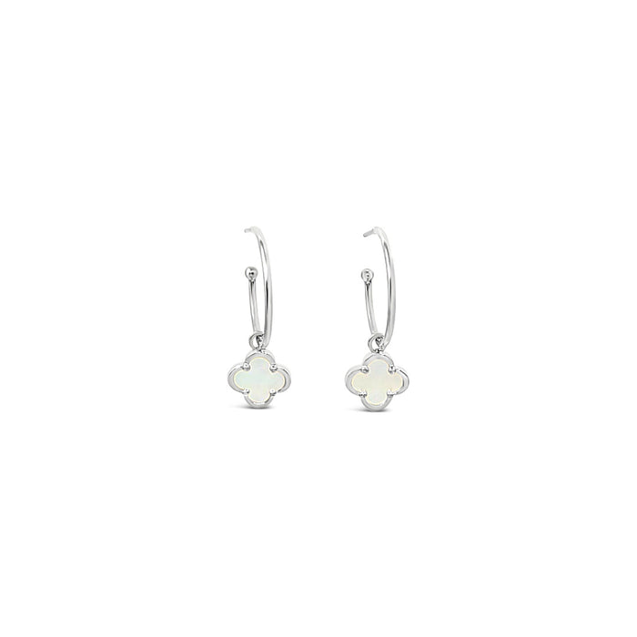Clover Hoop Set 20mm - Mother of Pearl
