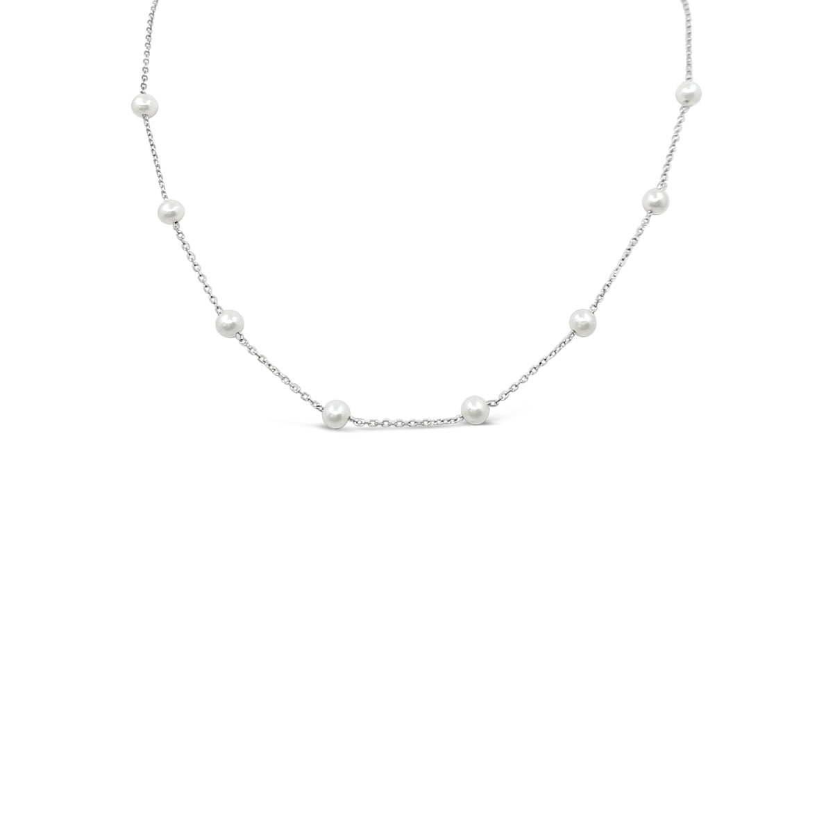 Freshwater Pearl Orbit Necklace