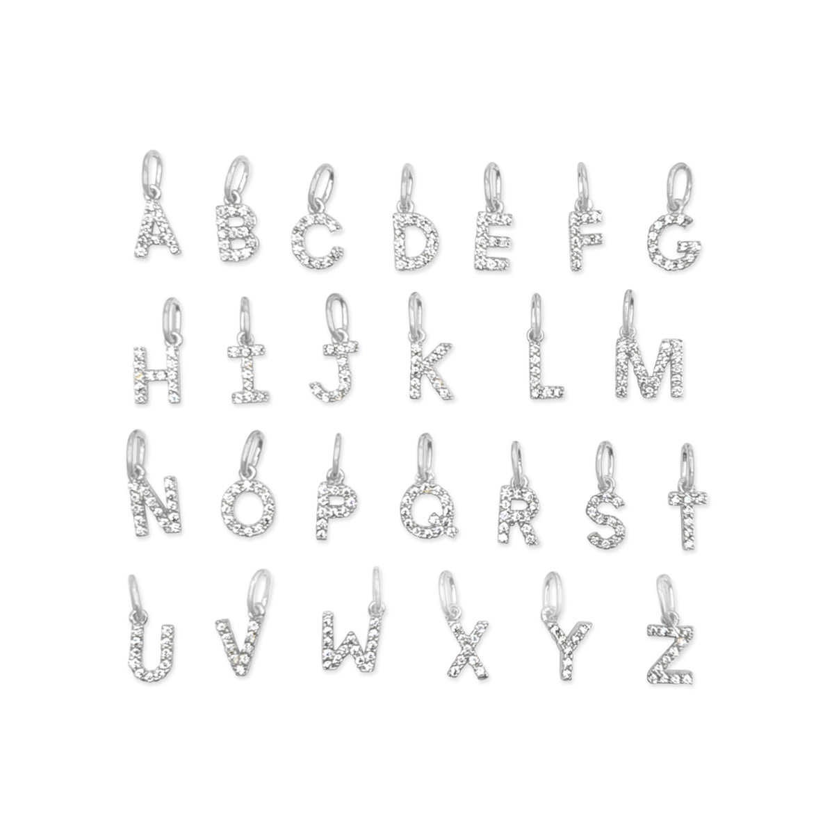 Letter Necklace CZ