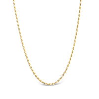 Collier à chaîne en corde