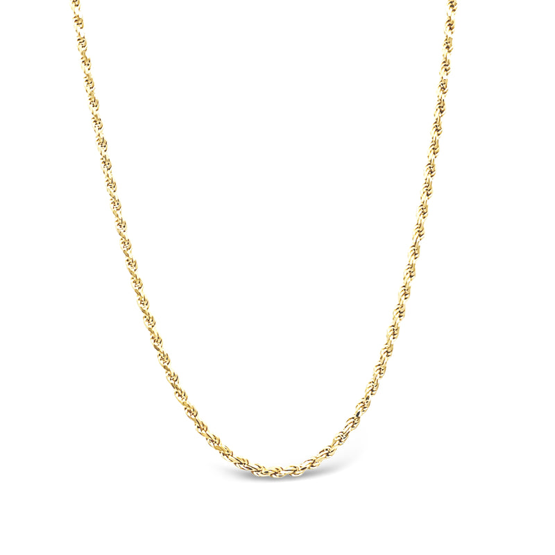 Collier à chaîne en corde