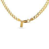 Collier chaîne courbée