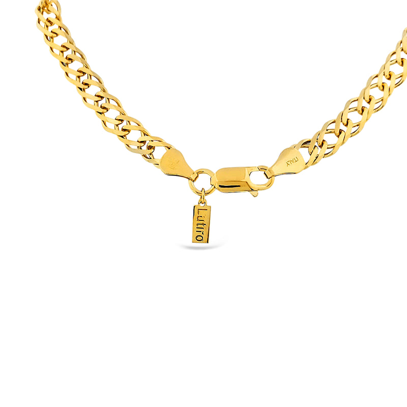 Collier à chaîne à double maillon