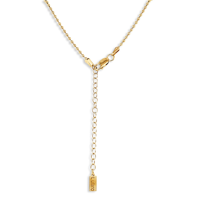 Collier en chaîne maille boule