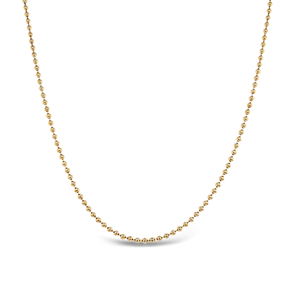 Collier en chaîne maille boule