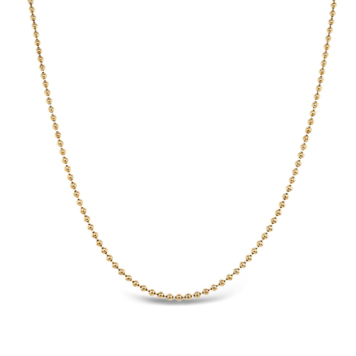Collier en chaîne maille boule