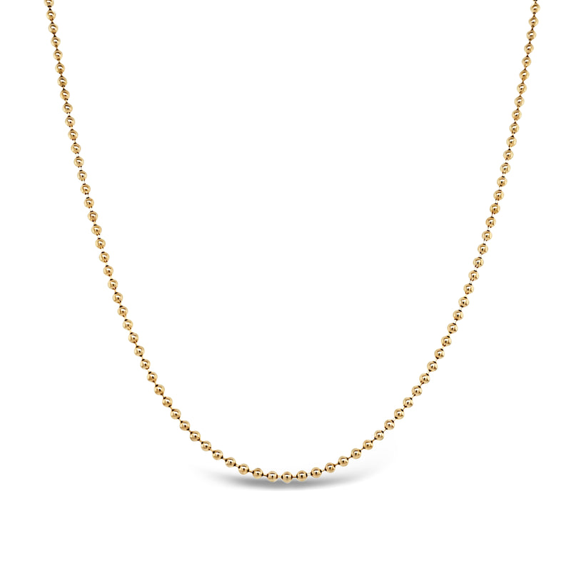 Collier en chaîne maille boule