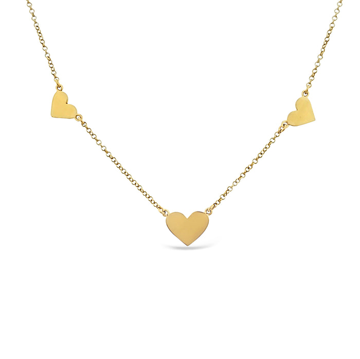 Three Hearts Necklace