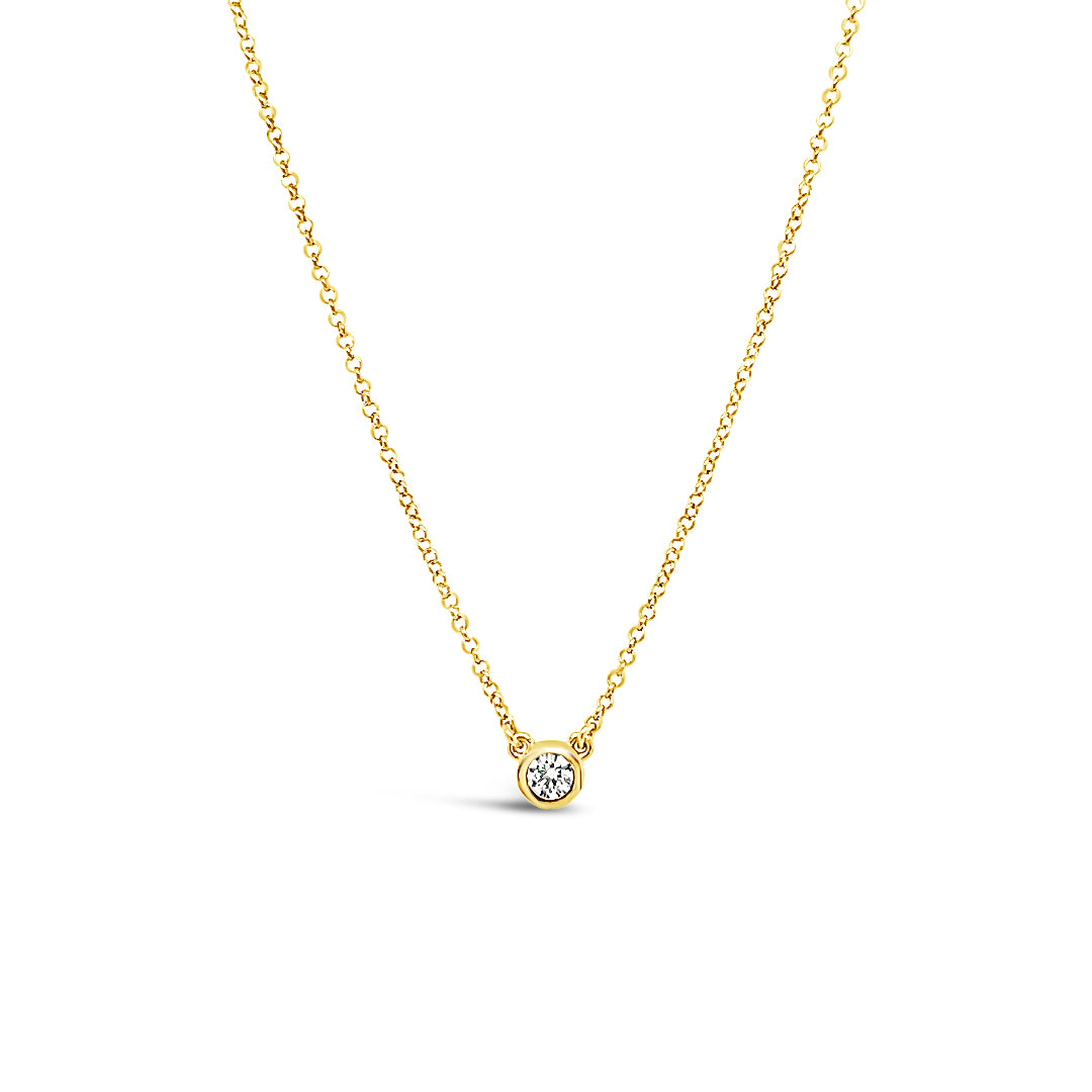 Bezel CZ Pendant
