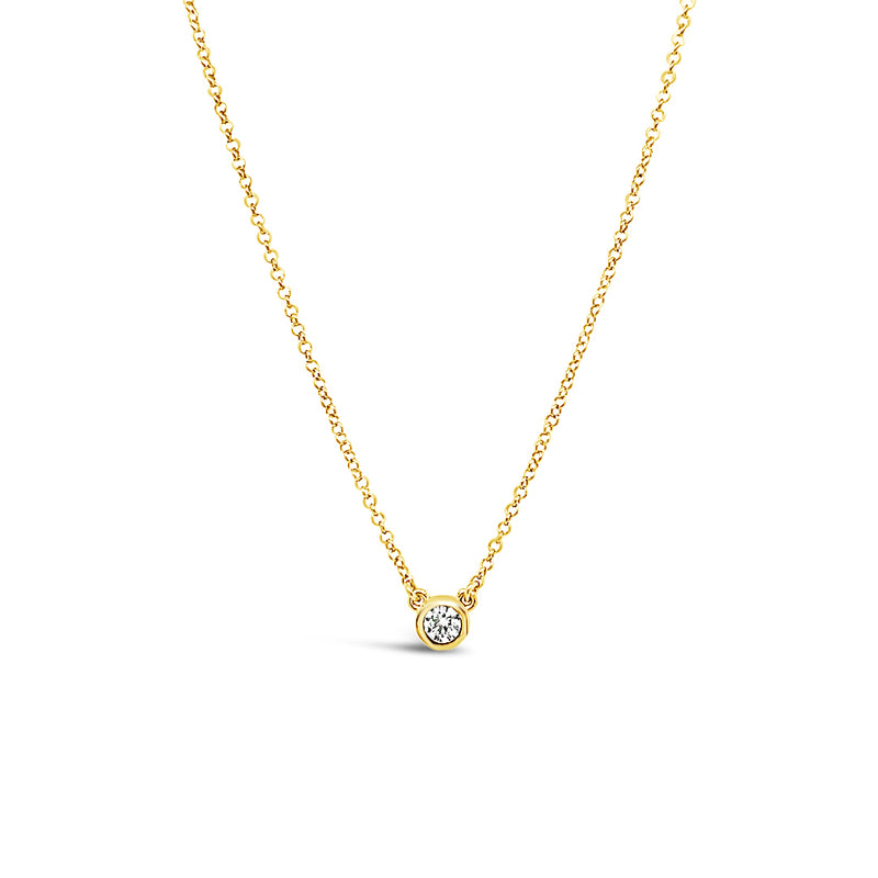 Bezel CZ Pendant