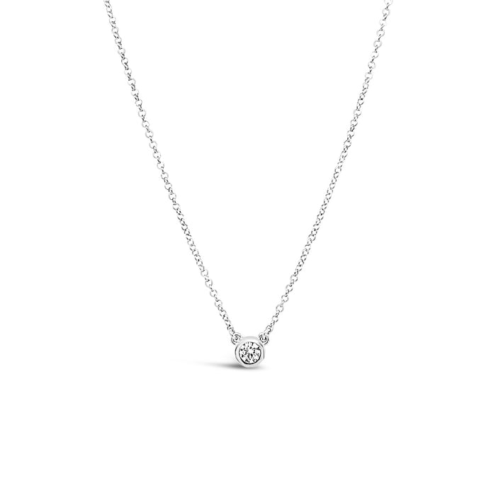 Bezel CZ Pendant