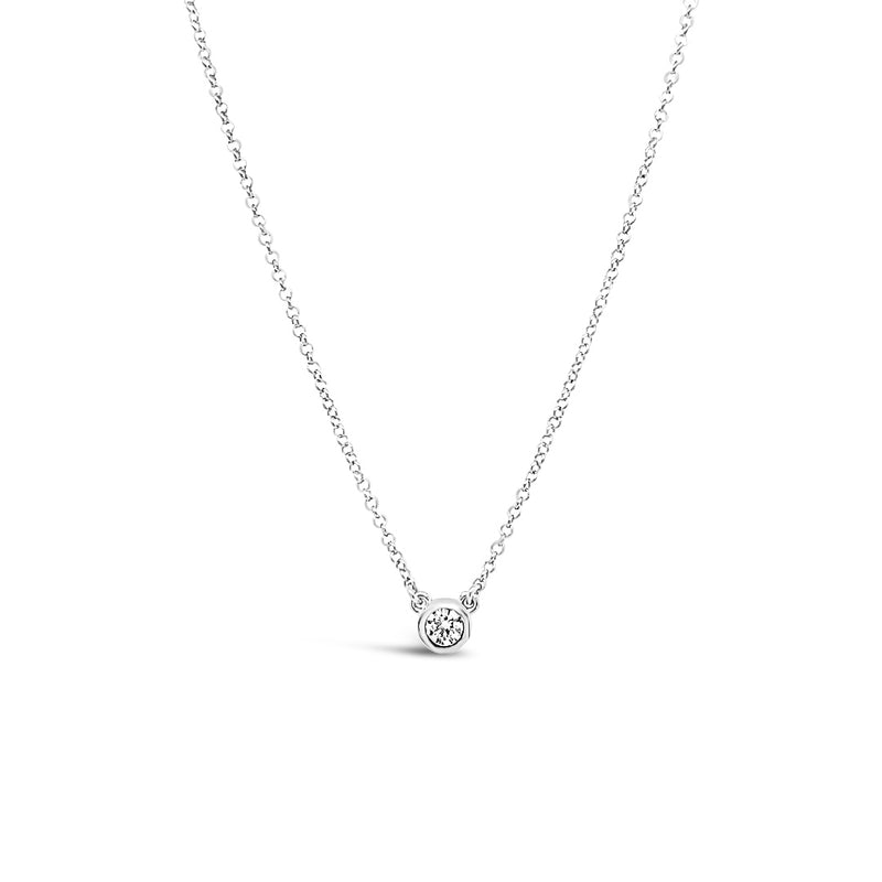 Bezel CZ Pendant