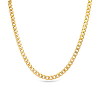 Collier chaîne courbée