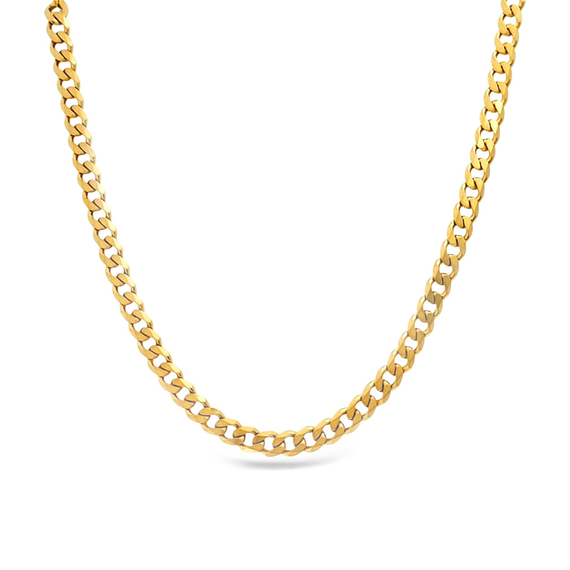 Collier chaîne courbée