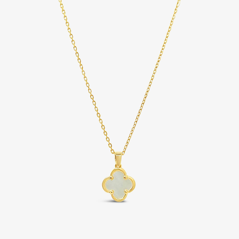 Clover Pendant-Mother of Pearl - gold