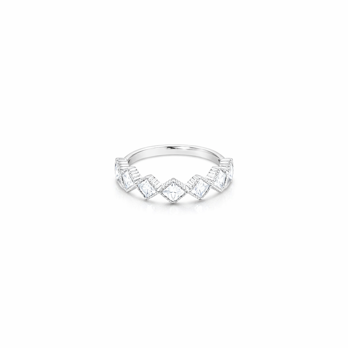 Princess Cut CZ Band
