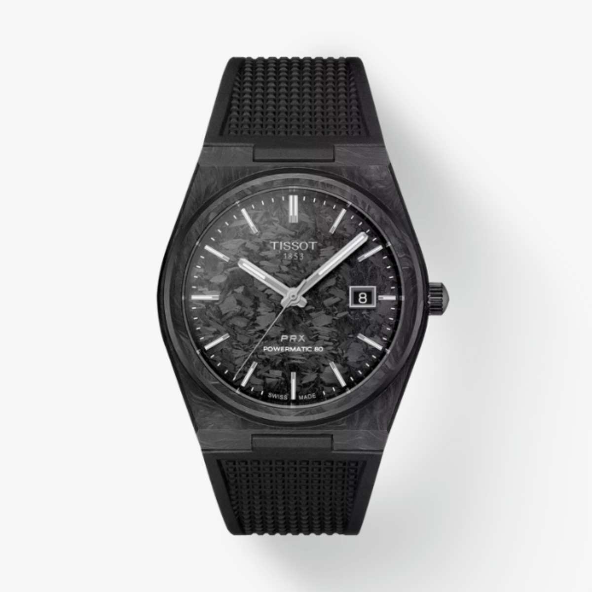 Tissot PRX Powermatic 80 Carbon 40mm-Automatique-Noir