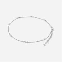 Diamond Cut Ball Bead Anklet