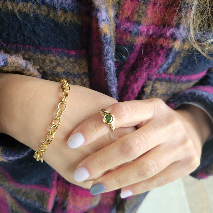 Cable Link Bracelet