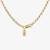 Diamond Cut Rope Chain Necklace
