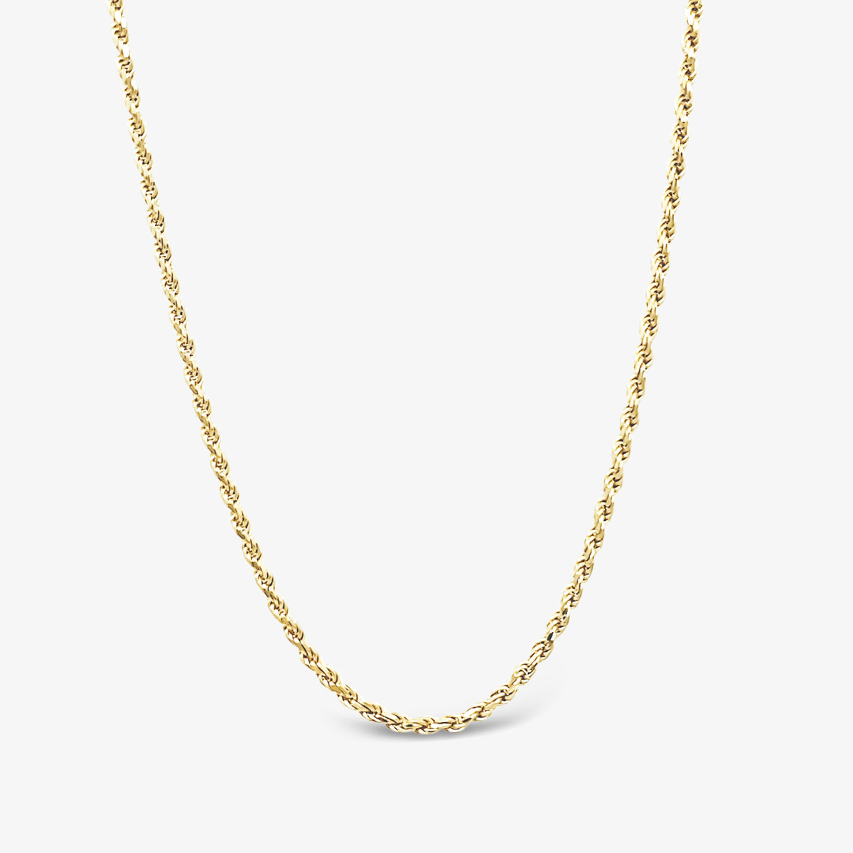 Collier à chaîne en corde