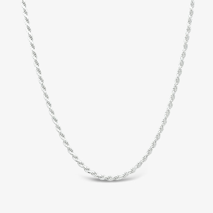 Collier à chaîne en corde