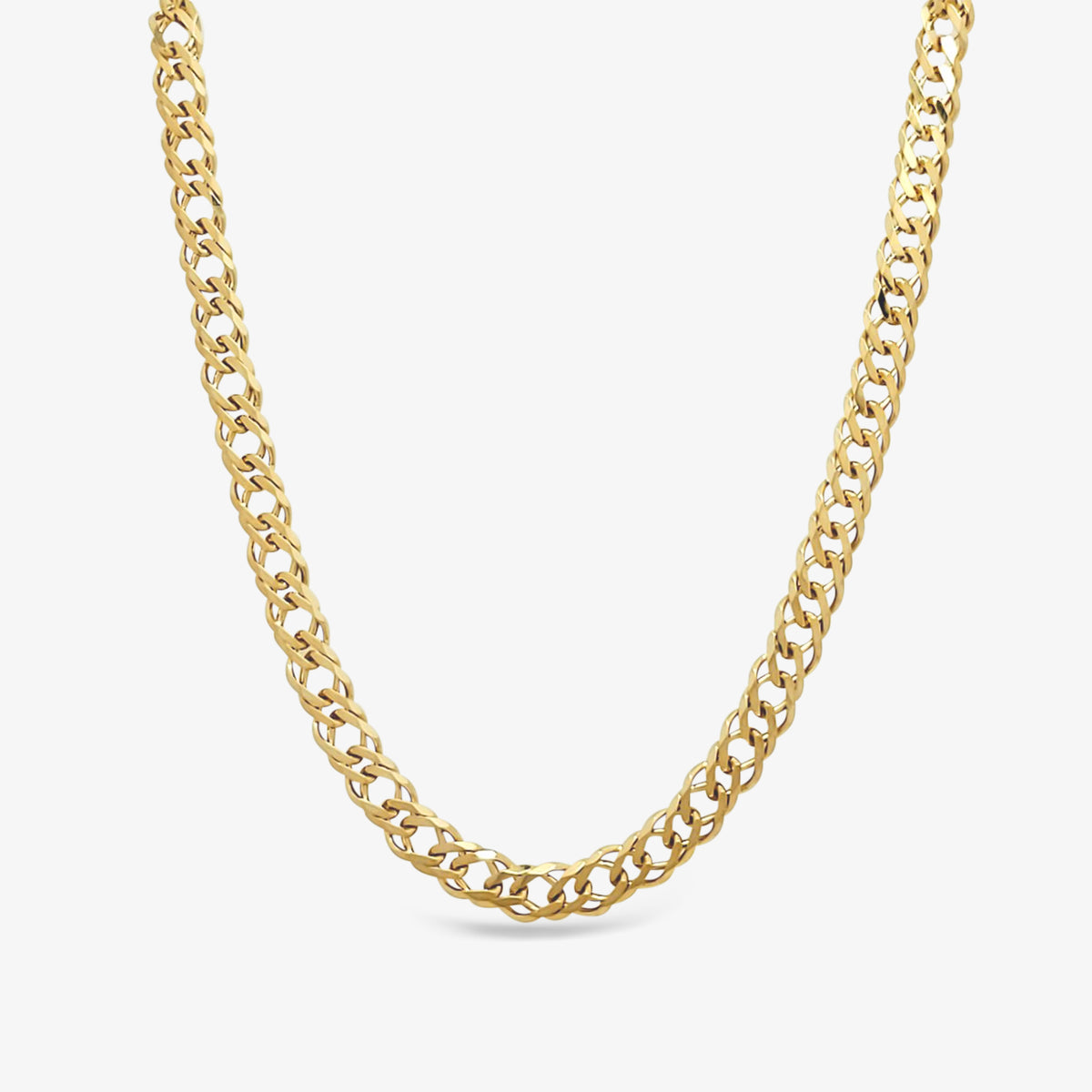 Double Link Chain Necklace